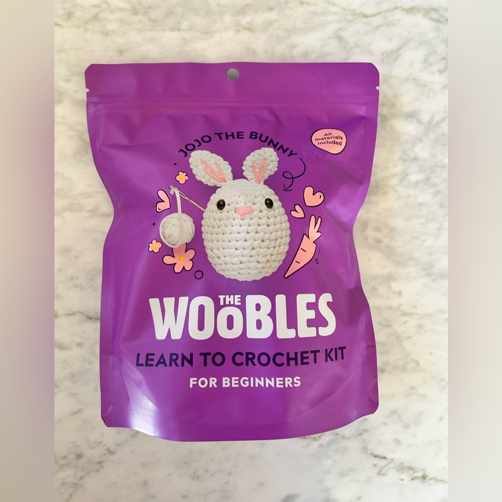 Brand new! The Woobles NWT Crochet Kit Bunny